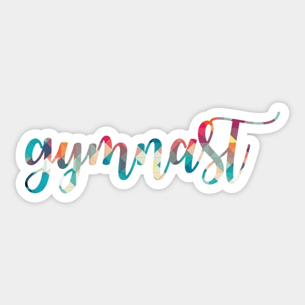 Gymnast Sticker by sportartbubble